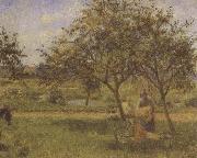Camille Pissarro The Wheelbarrow oil painting on canvas